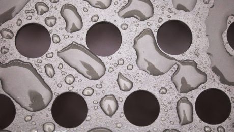 Antibacterial-steel-surfaces